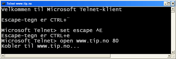 telnet